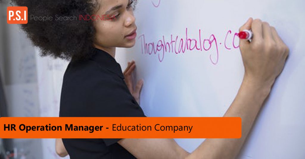 HR Operation Manager People Search Indonesia